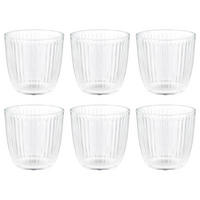 DRINKGLAS (6er Set) Linee - Transparent, Glas (0.29L) - BUTLERS