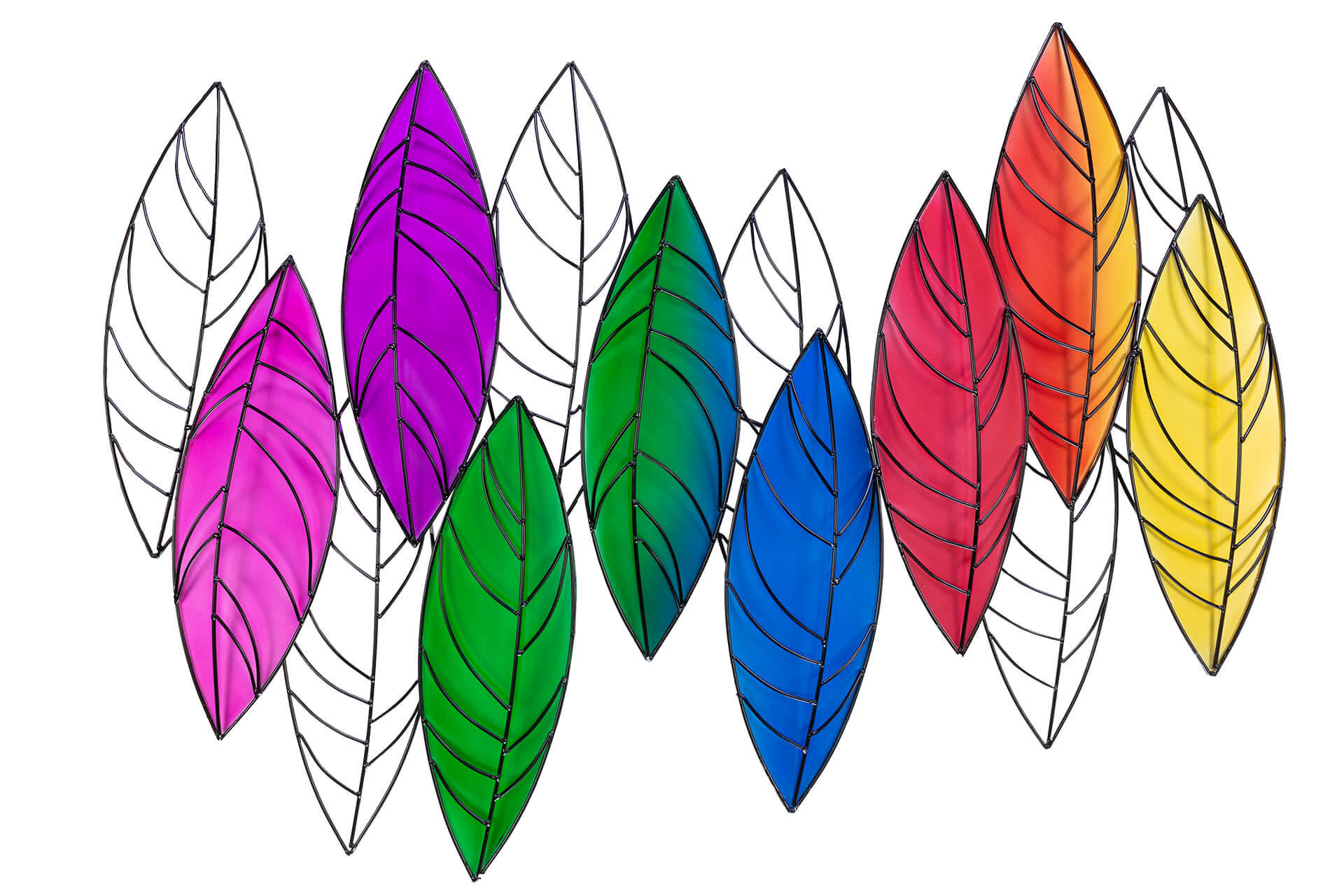 WANDDEKO Bunt 117/82 cm - Multicolor, Metall (5.5/82/8cm) - KUNSTLOFT