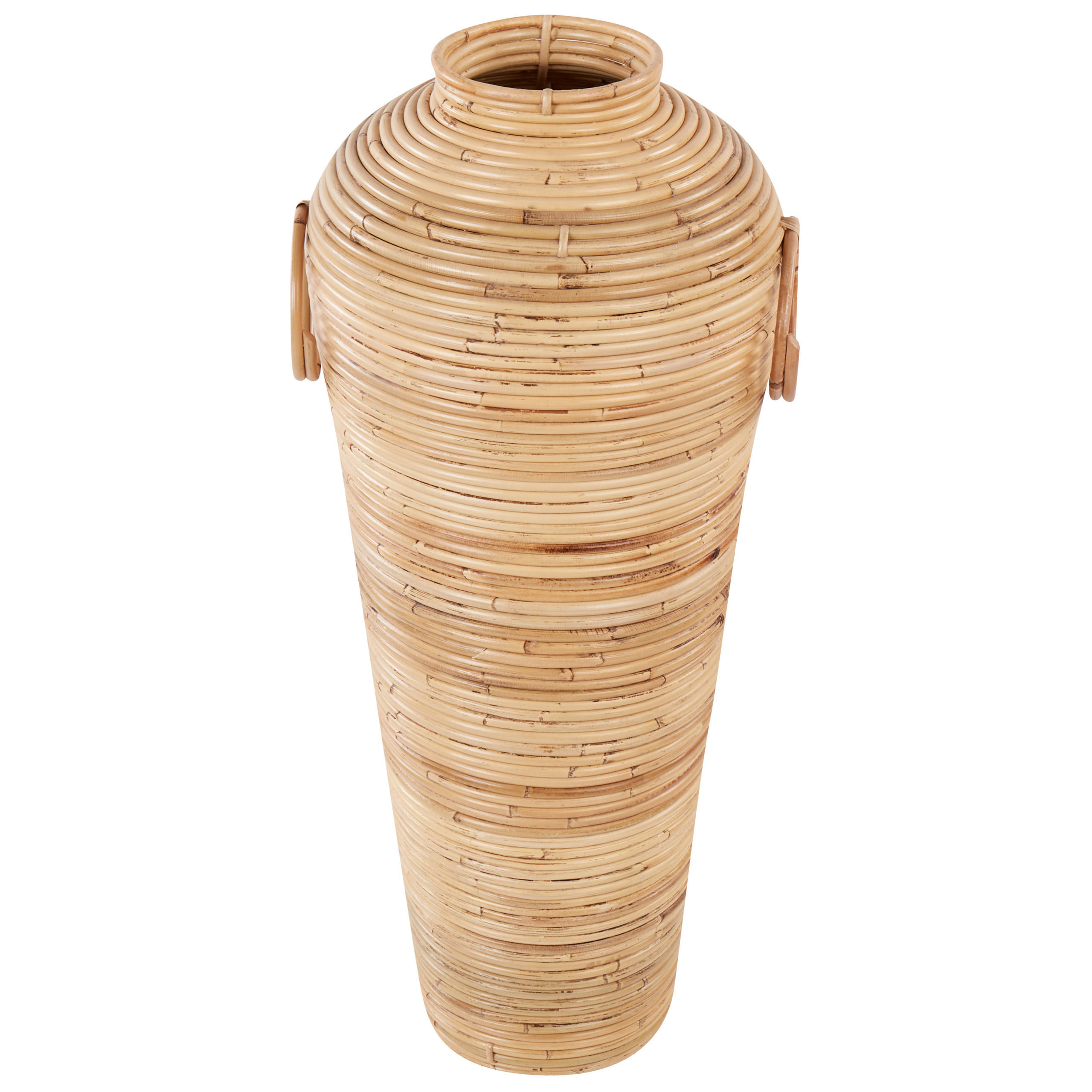 DEKOVASE Rattan natürlich Elatia - Naturfarben, Naturmaterialien (70cm) - Beliani