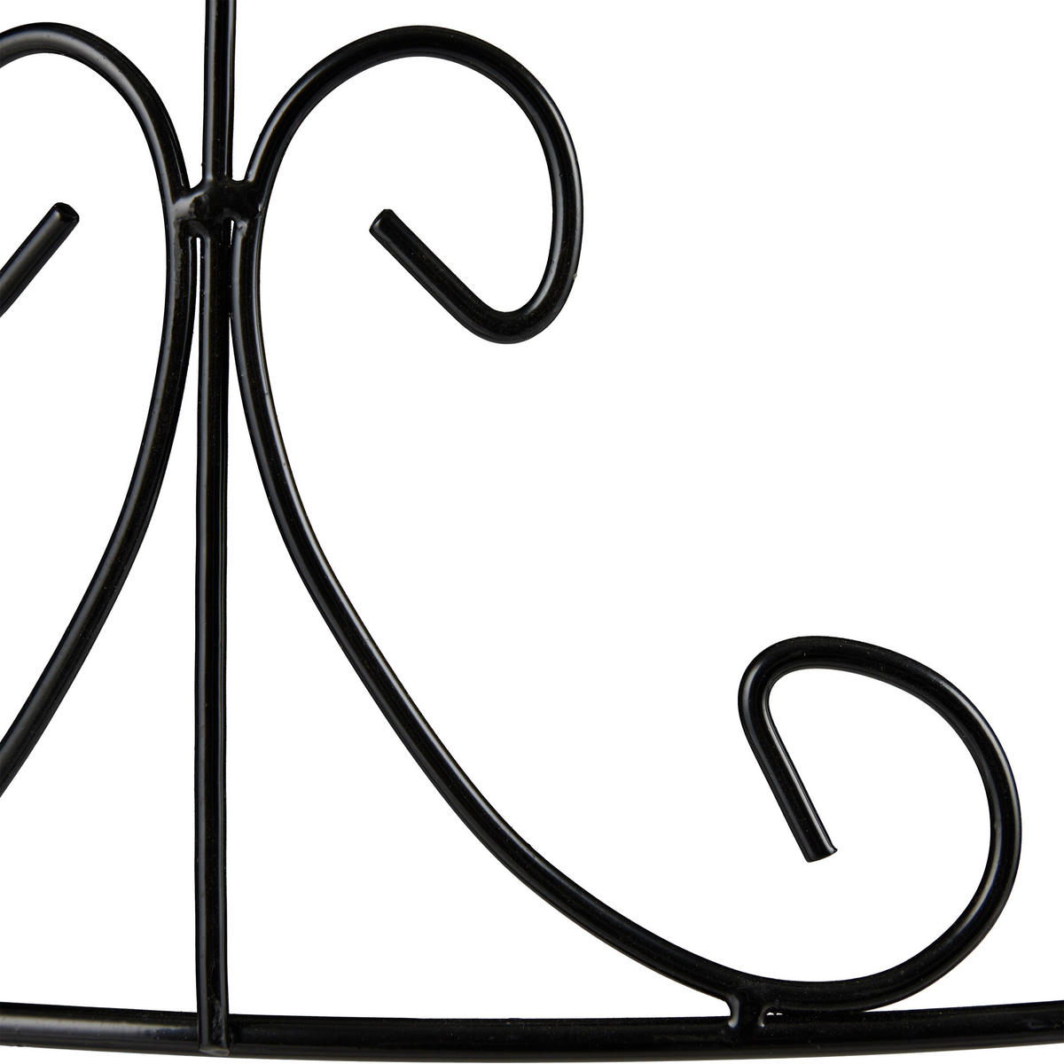 RANKGITTER - Schwarz, Metall (42/180/19.5cm) - Relaxdays