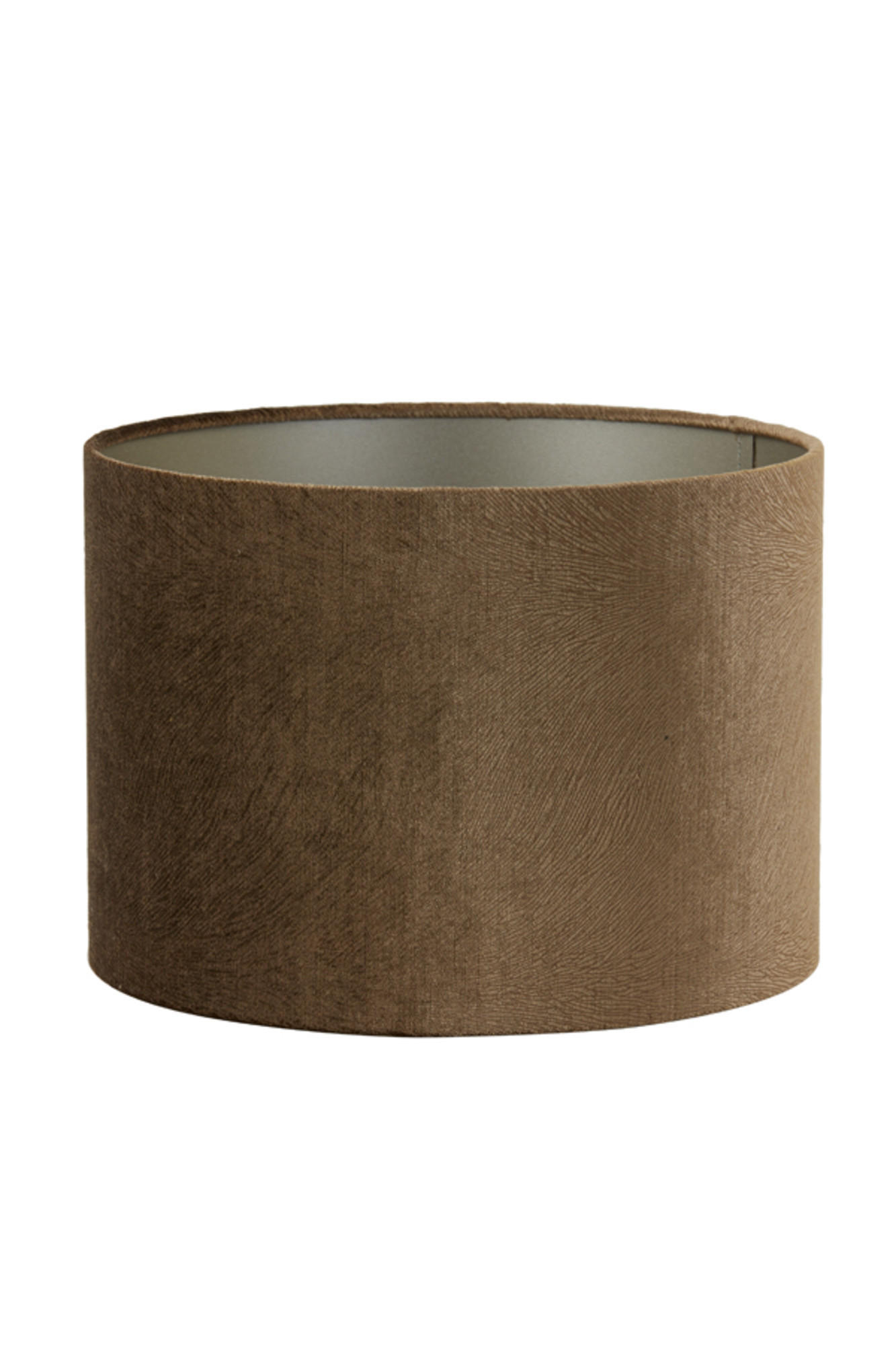 LAMPENSCHIRM Lubis Braun Ø20/15 cm - Braun, Textil (20/20/15cm) - Light & Living