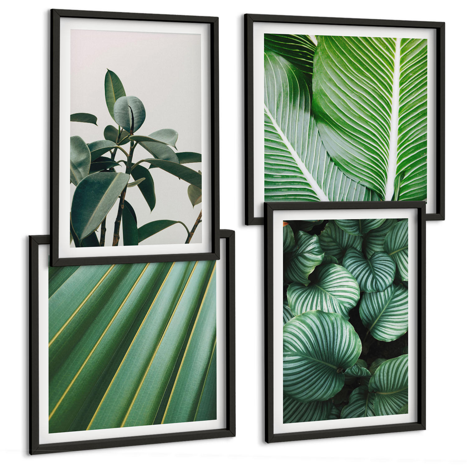 Tulup Bilder Schwarz 50x50 cm