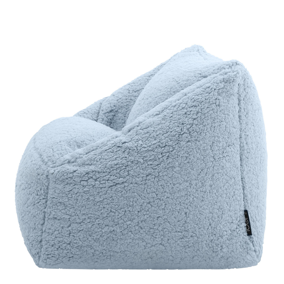 SITZSACK Flauschig für Kinder - Hellblau, Kunststoff (55/44/55cm) - icon