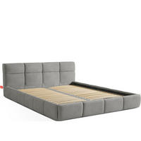 POLSTERBETT ALTOS, grau - Grau, Holz/Holzwerkstoff (180/200cm) - KONSIMO®