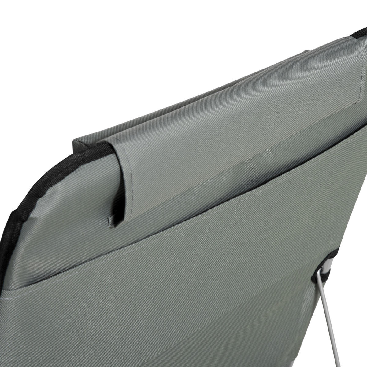 STRANDMATTE, 2er Set Faltbare Strandliege mit Kopfkissen, Tragetasche, Grau - Grau, Metall (53/35/124cm) - Outsunny