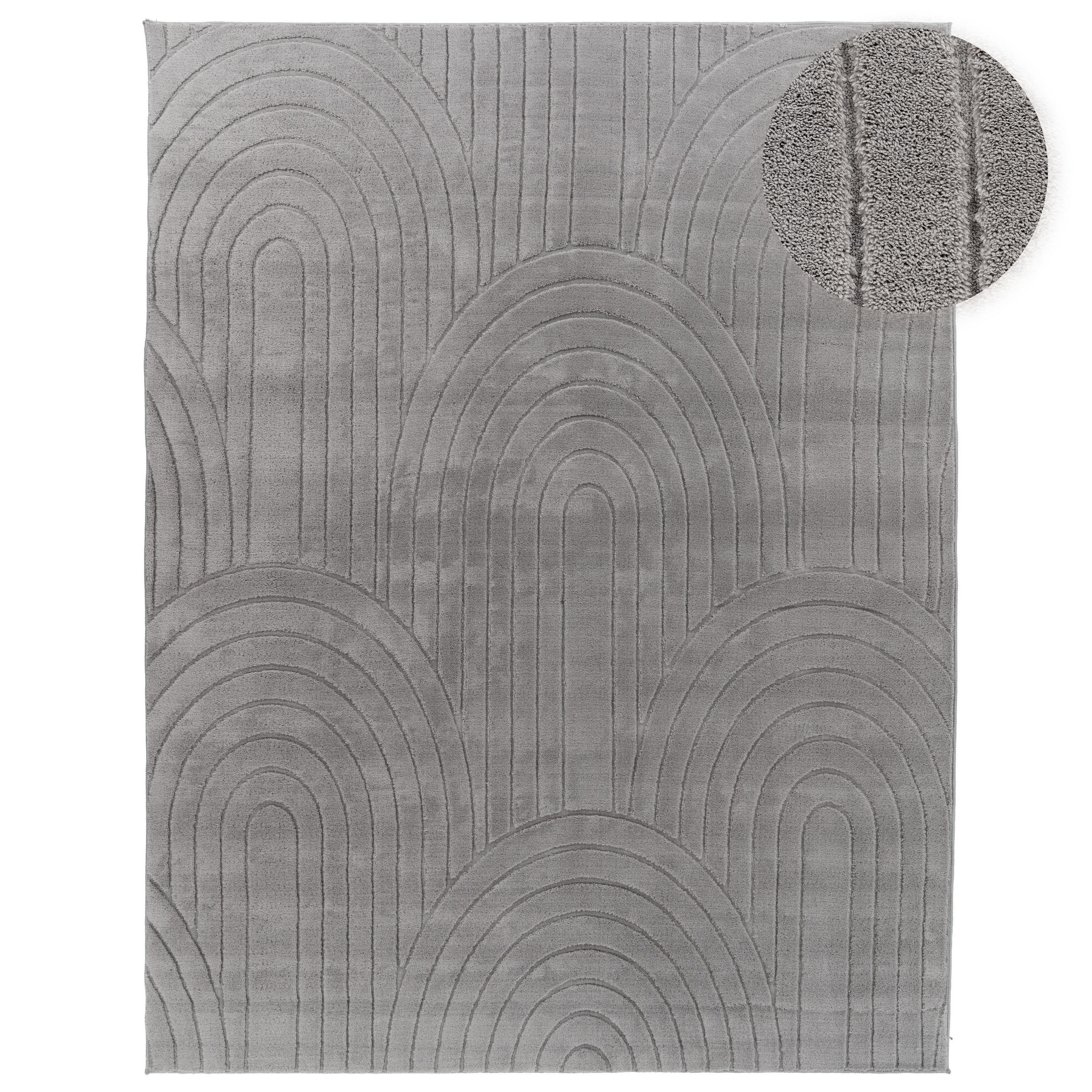 HOCHFLORTEPPICH 200/280 cm Tokio 471 - Grau, Textil (200/280cm) - Paco Home