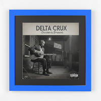 SCHALLPLATTEN BILDERRAHMEN 40/40 2er Set - Blau, Holz (40/40cm) - K-Möbel