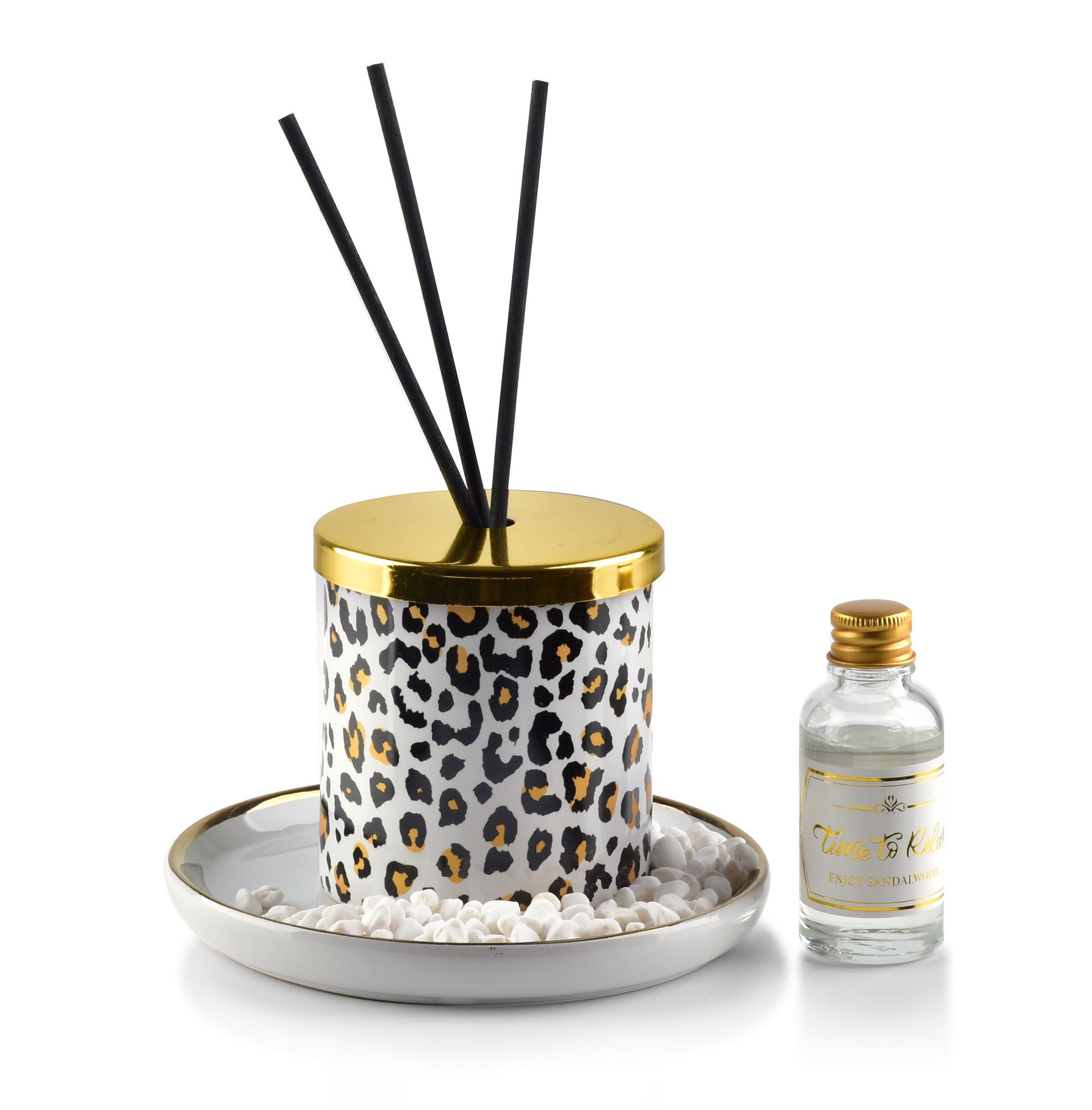 DIFFUSOR MIT DECKEL Basic Weiß 14/14/9.5 cm Keramik - Weiß, Keramik (14/9.5/14cm) - Mondex