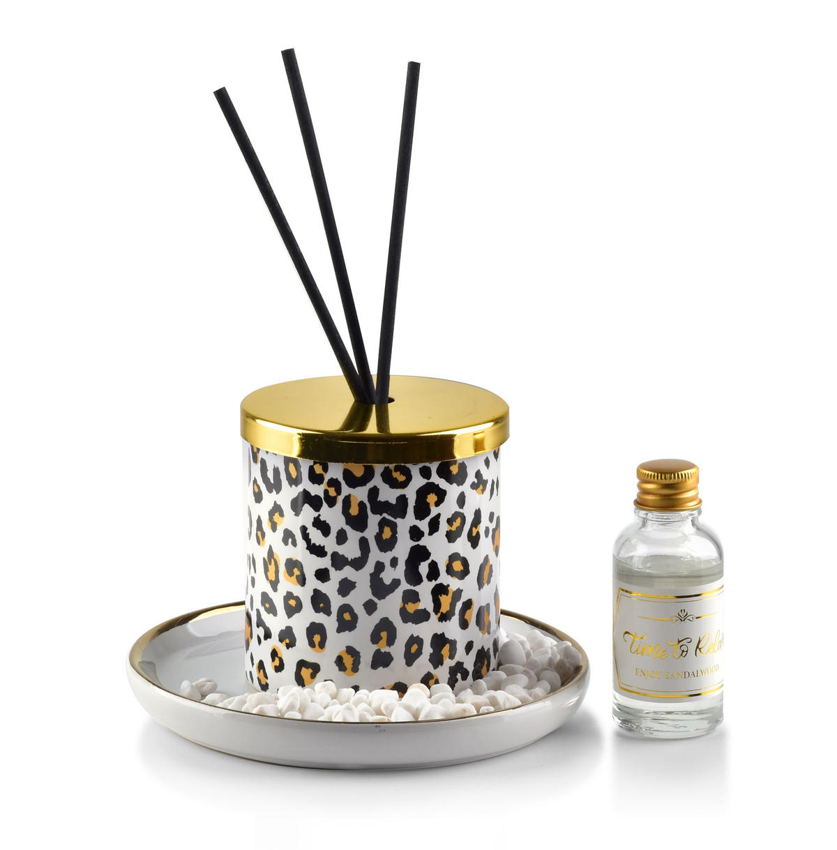 DIFFUSOR MIT DECKEL Basic Weiß 14/14/9.5 cm Keramik - Weiß, Keramik (14/9.5/14cm) - Mondex