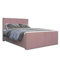 BOXBETT Milano Bonellfederkern inkl. 7-Zonen Topper T-30 - BOXBETT mit Bettkasten - Rosa, Holz/Holzwerkstoff (160/200cm) - Best For Home