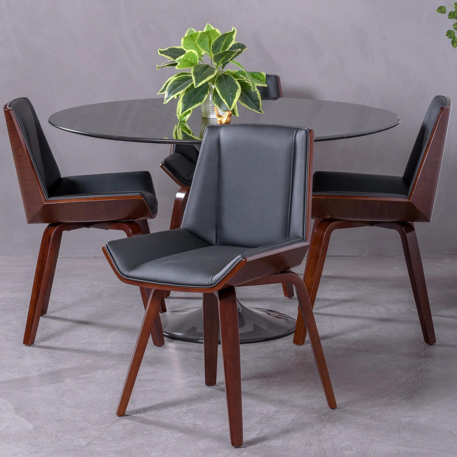 STUHL Holz Schwarz - Schwarz, Holz (50/80/48cm) - Nest Dream