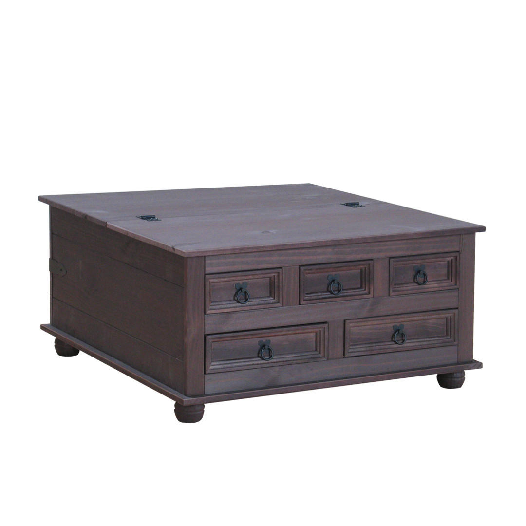 ebuy24 Couchtisch Braun 92x45x92 cm