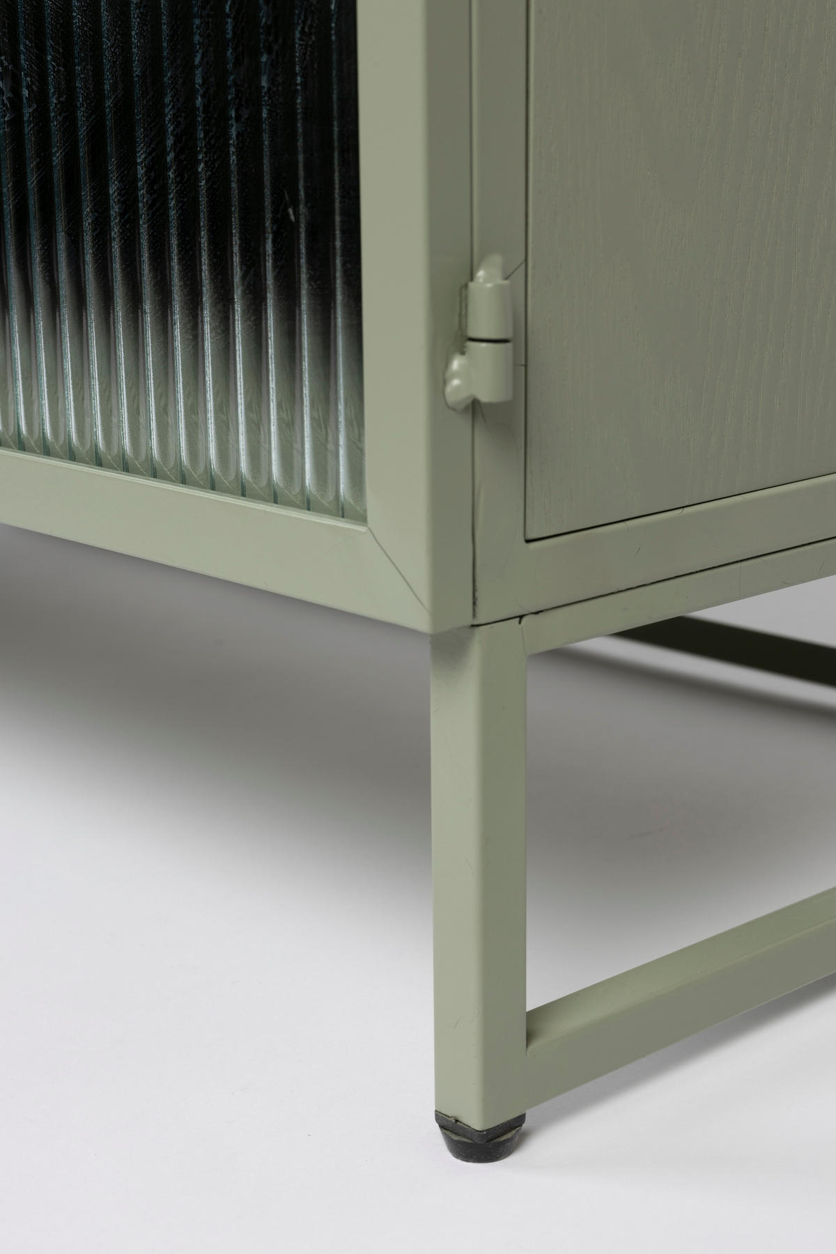 SIDEBOARD Herbe - Grün - 38/80/58 cm - Grün, Holz (80/58/38cm)