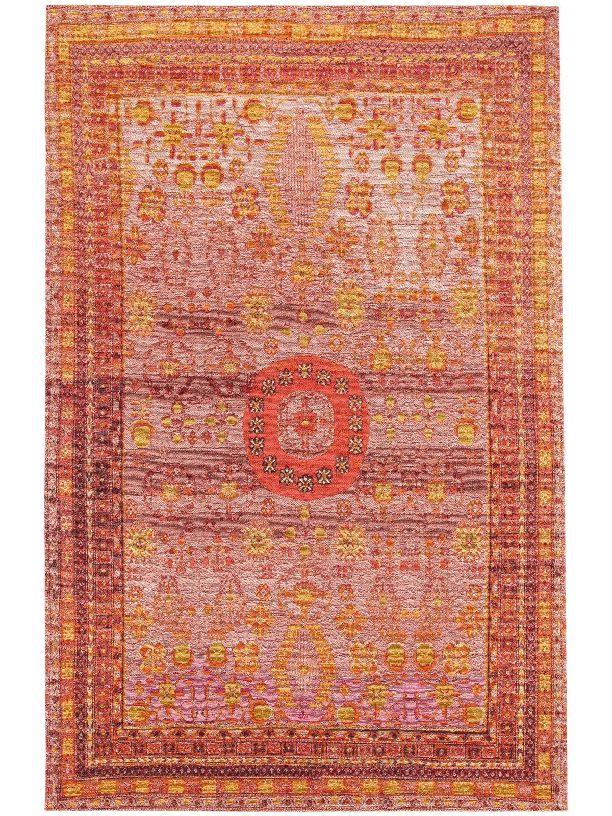 FLACHGEWEBETEPPICH Stay Rot 290x400 cm - Rot, Textil (290/400cm) - benuta Pop