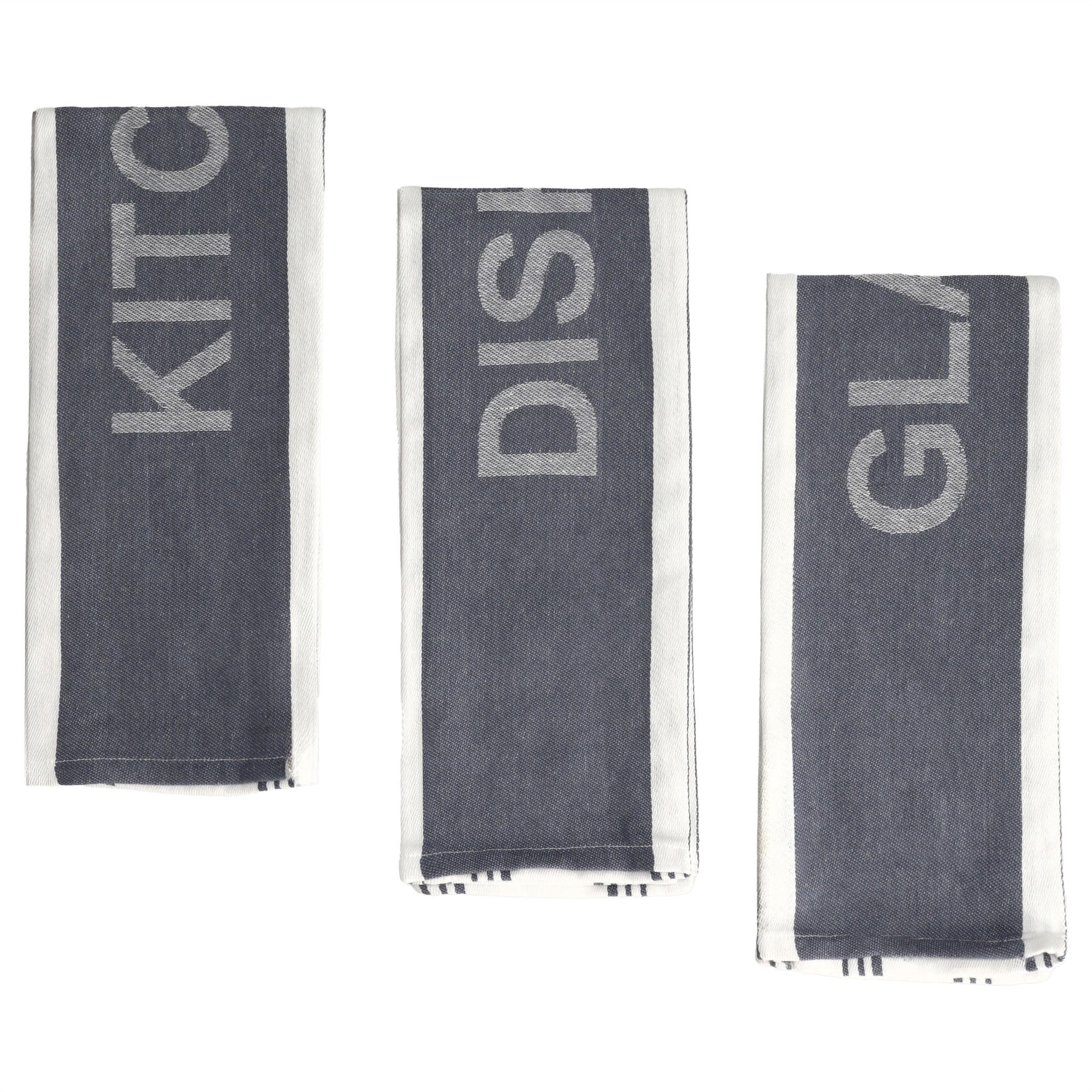 GESCHIRRTUCH-SET Essential - Dunkelblau, Textil (45/70cm) - home&you