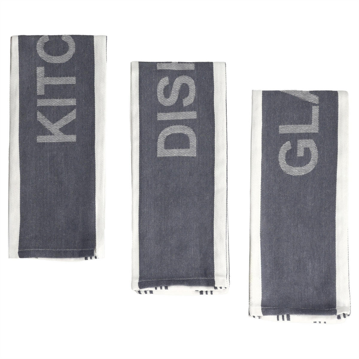 GESCHIRRTUCH-SET Essential - Dunkelblau, Textil (45/70cm) - home&you