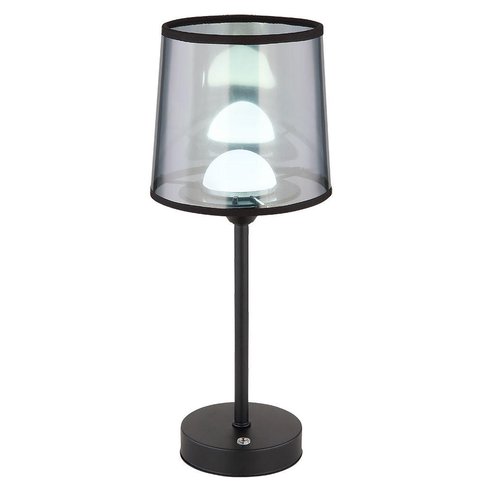LED TISCHLEUCHTE Lunki Metall Schwarz - Schwarz, Kunststoff (14/14/35cm) - Globo Lighting
