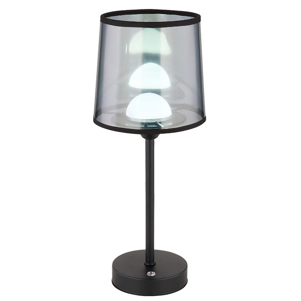 LED TISCHLEUCHTE Lunki Metall Schwarz - Schwarz, Kunststoff (14/14/35cm) - Globo Lighting