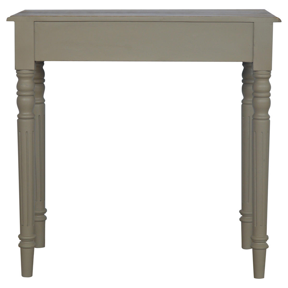 SCHREIBTISCH Finesse, 1 Schublade, Grey und Beige - Messingfarben/Multicolor, Mangoholz/Holz (45/80/78cm) - Artisan Furniture