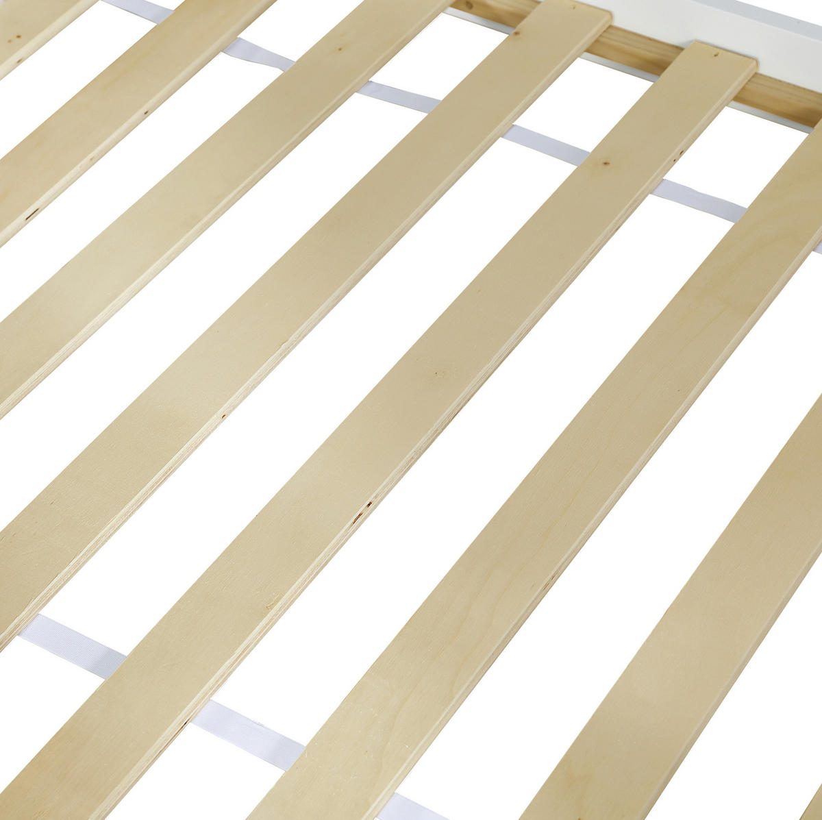 ETAGENBETT 90x200 cm in Weiß mit 2 Frontschränken, Hängeregal und Rausfallschutz - Weiß, Holz (90/200cm) - IVMEU
