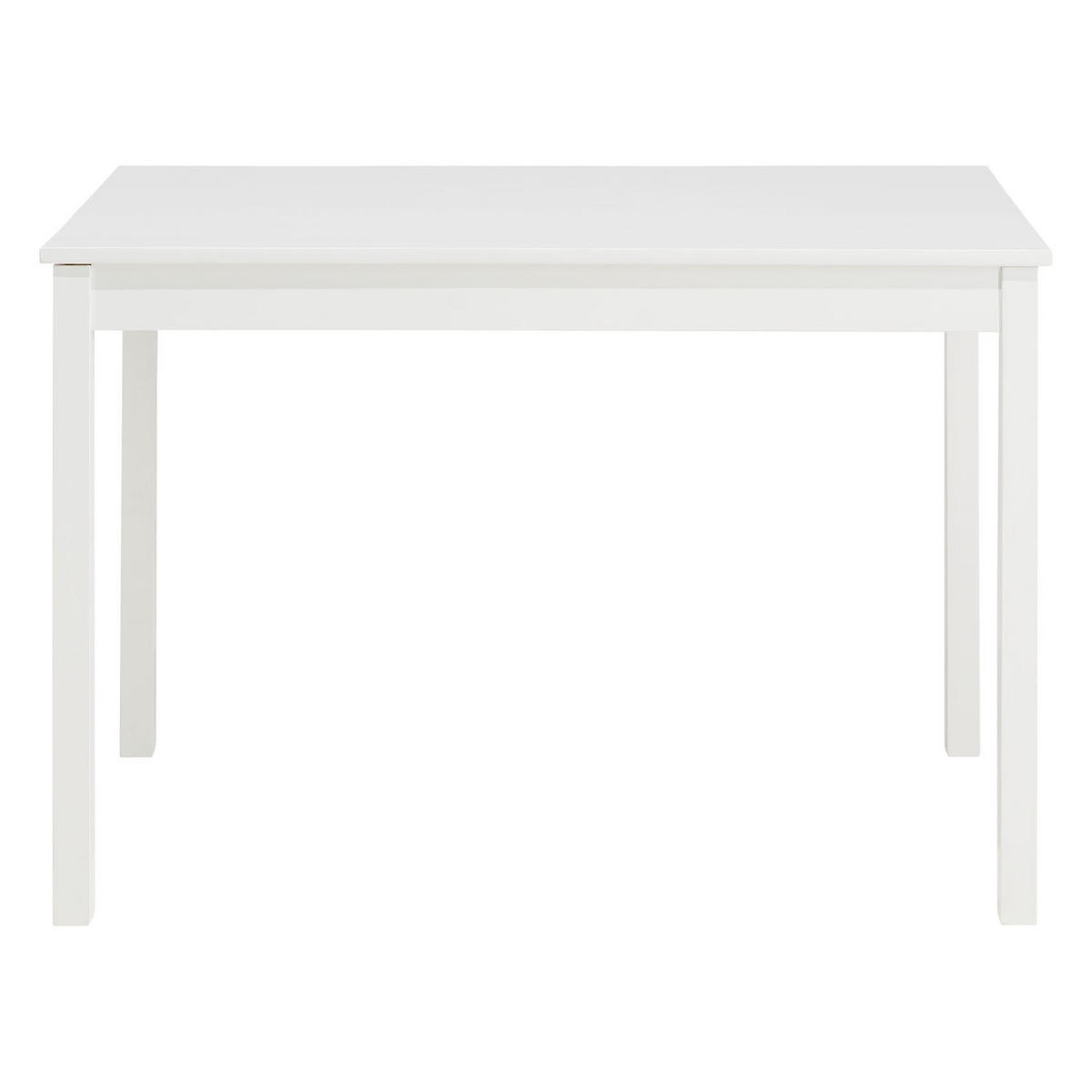 TISCHGRUPPE 108x65 cm weiß mit 4 Stühlen - Grau, Holz (65/86/108cm) - Homestyle4u