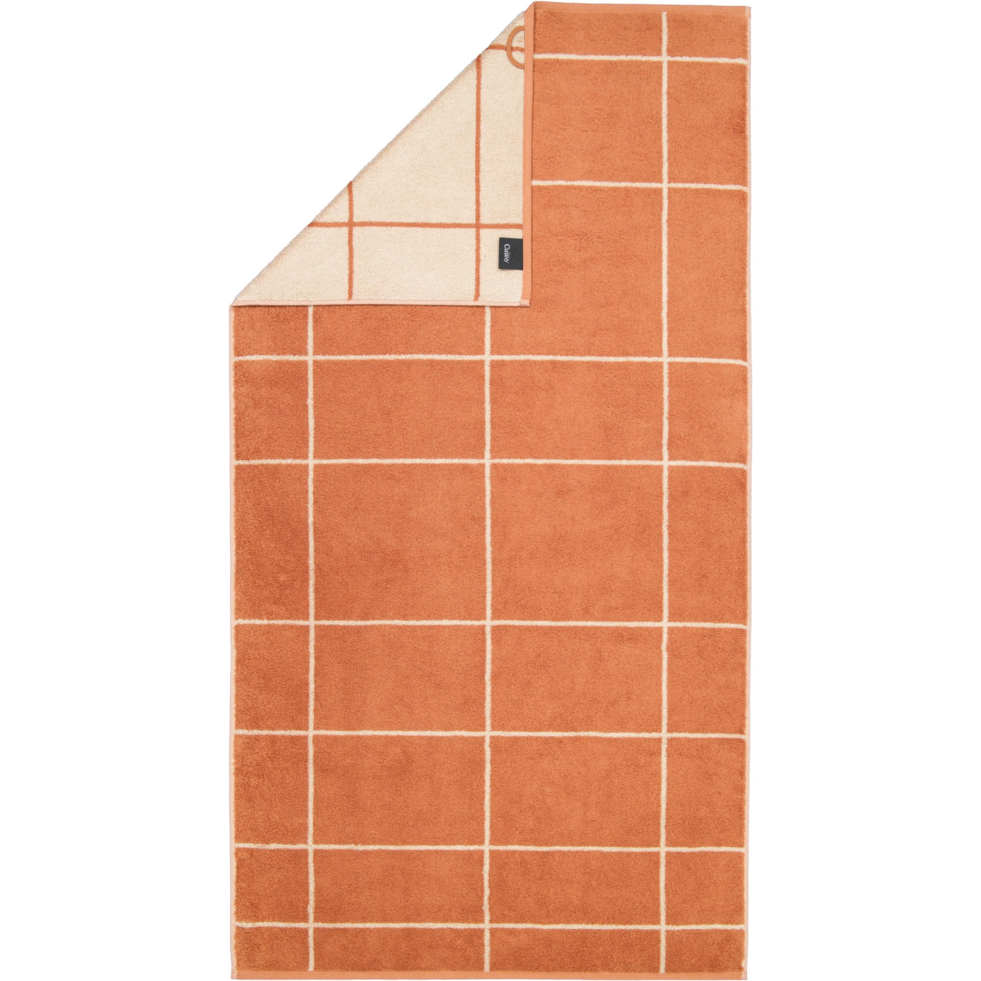 DUSCHTUCH ATELIER LINES 6240 KUPFER - 33 - Orange, Textil (70/140cm) - Cawoe