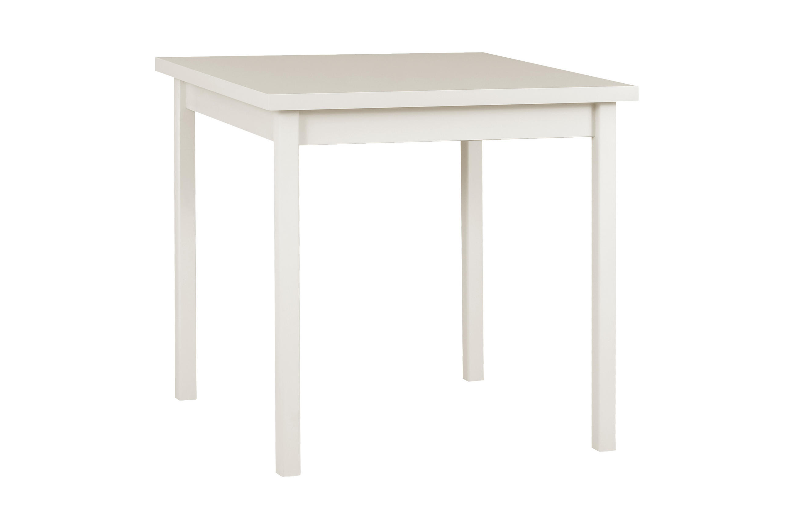 ESSTISCH Max 9 - Beige/Cappuccino, Holz (80/80/78cm) - Leaf Design