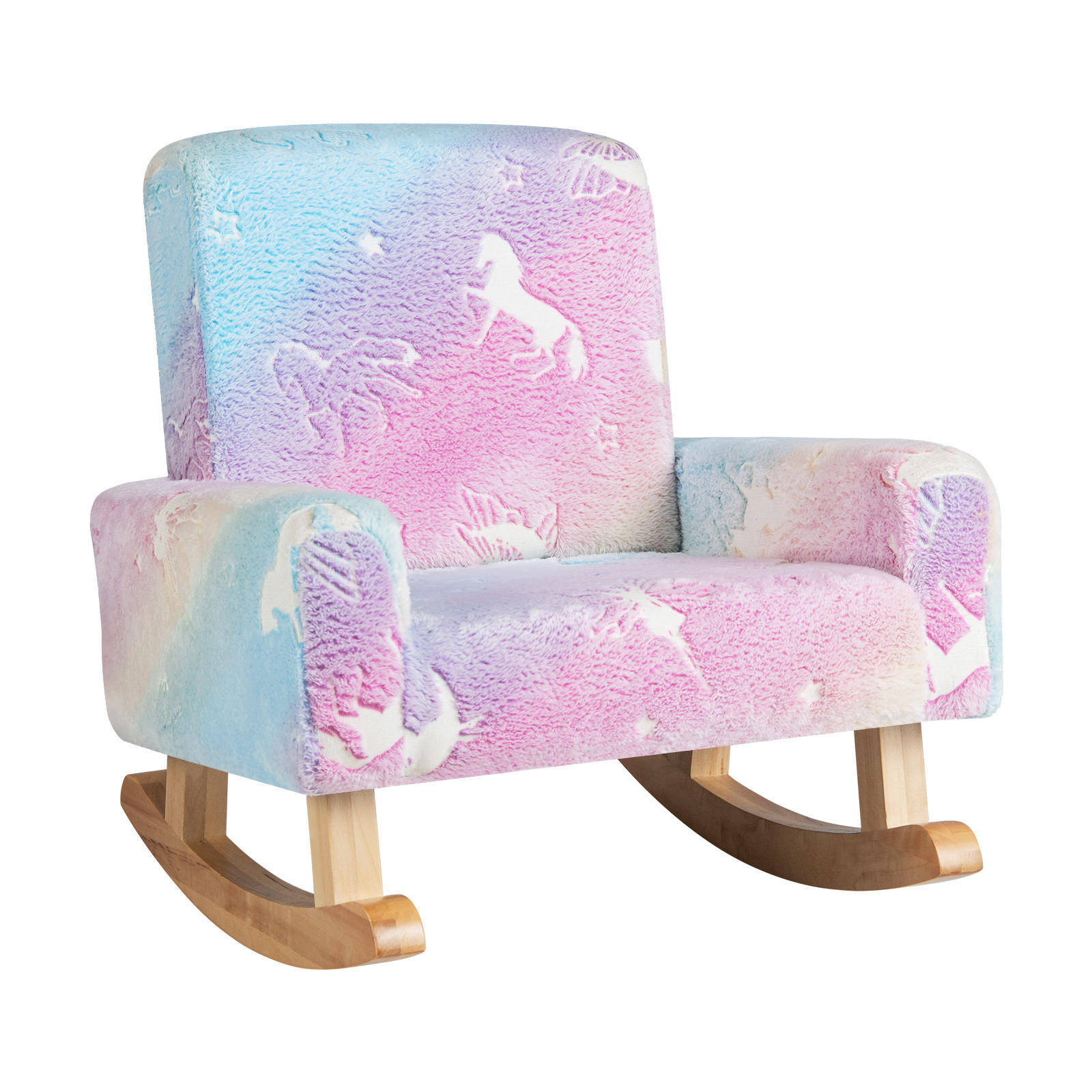 KINDERSOFA 50cm Mehrfarbig - Multicolor, Textil (49/50/56cm) - COSTWAY