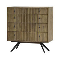 KOMMODE MASSA Braun 100x45x104 cm - Braun, Holz (100/104/45cm) - FURNLUX