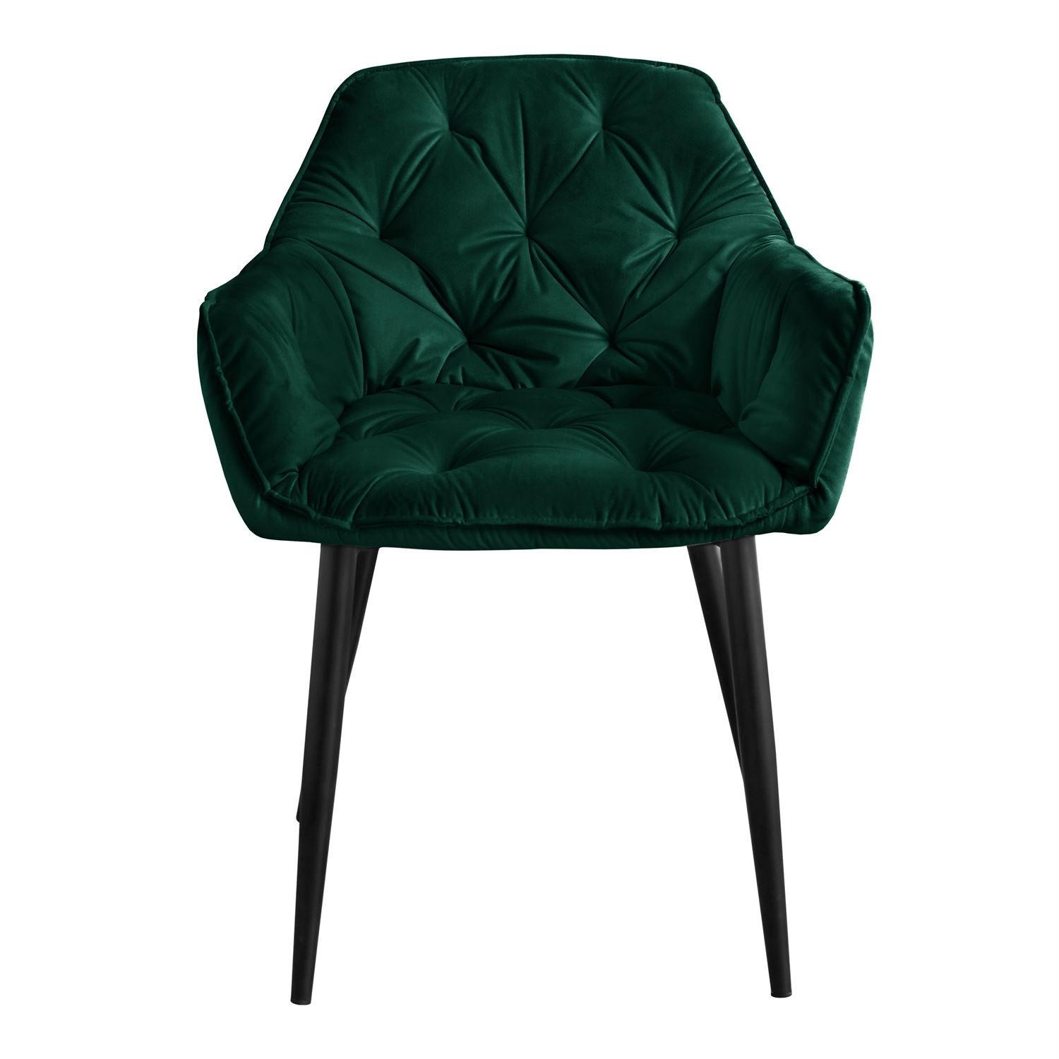 Thumbnail - Lookway Armlehnenstuhl, Grün, Textil, 60x96x46 cm, Esszimmer, Stühle, Esszimmerstühle, Armlehnenstühle