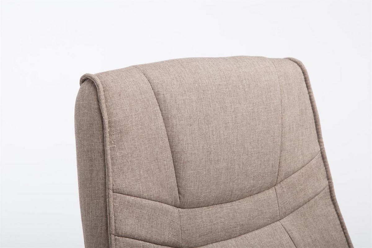 SCHWINGSTUHL Stoff taupe - Taupe, Textil/Metall (60/104/67cm) - CLP