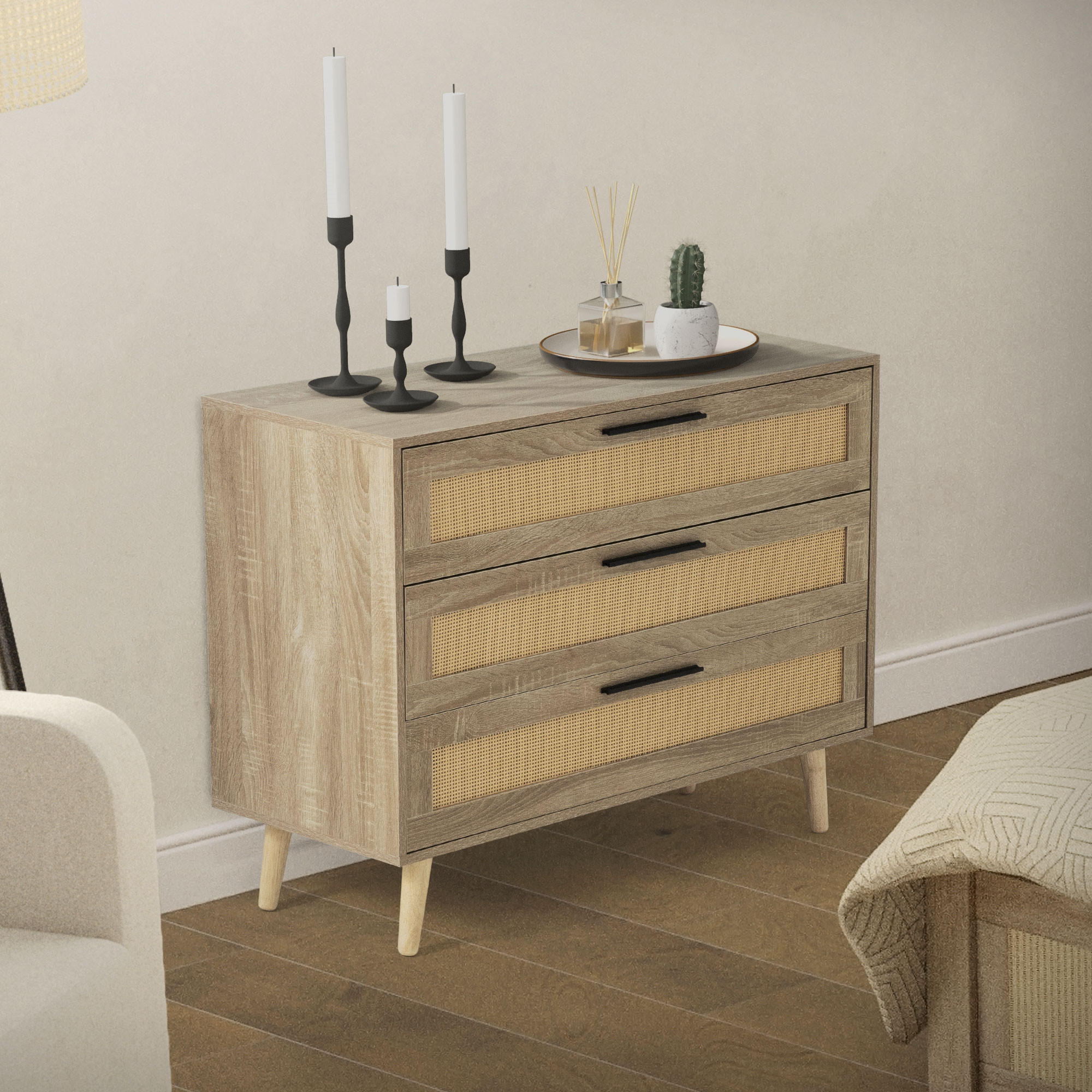 KOMMODE - Beige, Holzwerkstoff (100/77/40cm) - ML-DESIGN