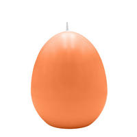 EIKERZEN Maxi, Straußenei Mango 140 x Ø 100 mm, 6 Stück - Gelb, Paraffin (10/14/14cm) - Kopschitz Kerzen