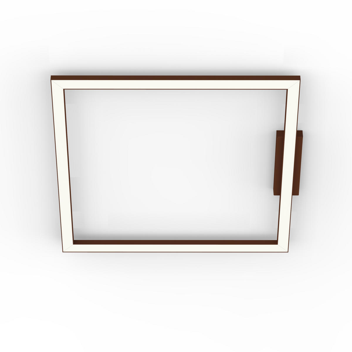 LED-DECKENLEUCHTE - Weiß Hochglanz, Metall (60/60/100cm) - Lumicom