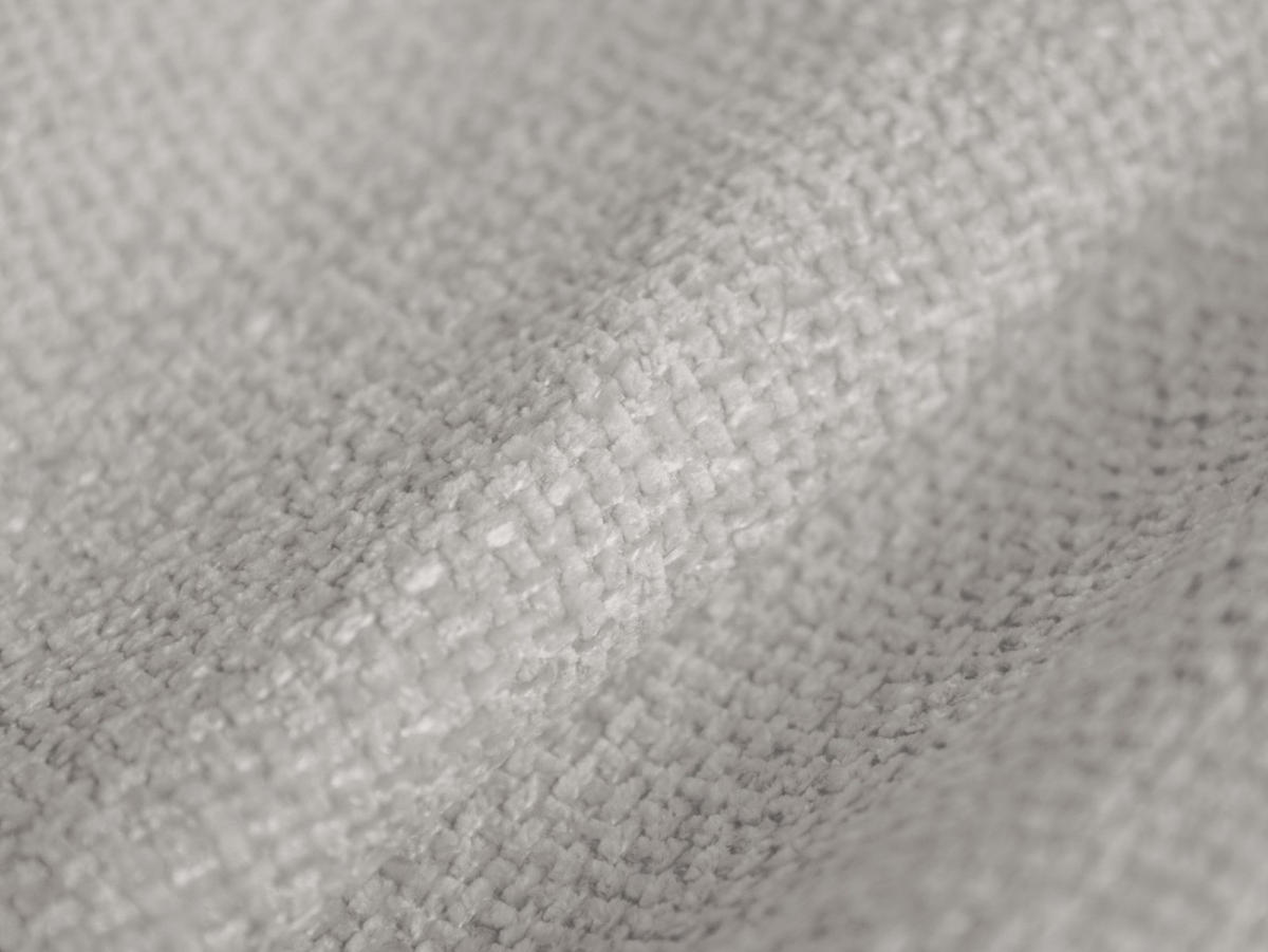 SOFA Blair aus Chenille-Stoff silber meliert 2 Sitzplätze - Silberfarben, Textil (87/80/194cm) - Micadoni