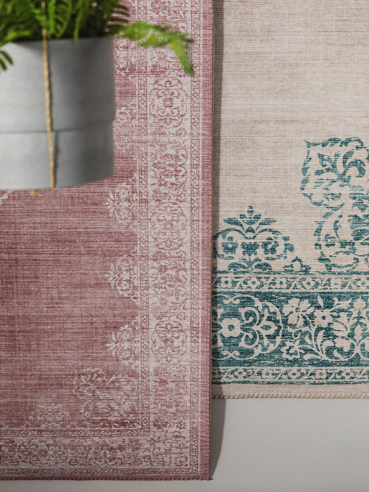 TEPPICH Laury Rosa 120x170 cm - Rosa, Textil (120/170cm) - benuta Pop