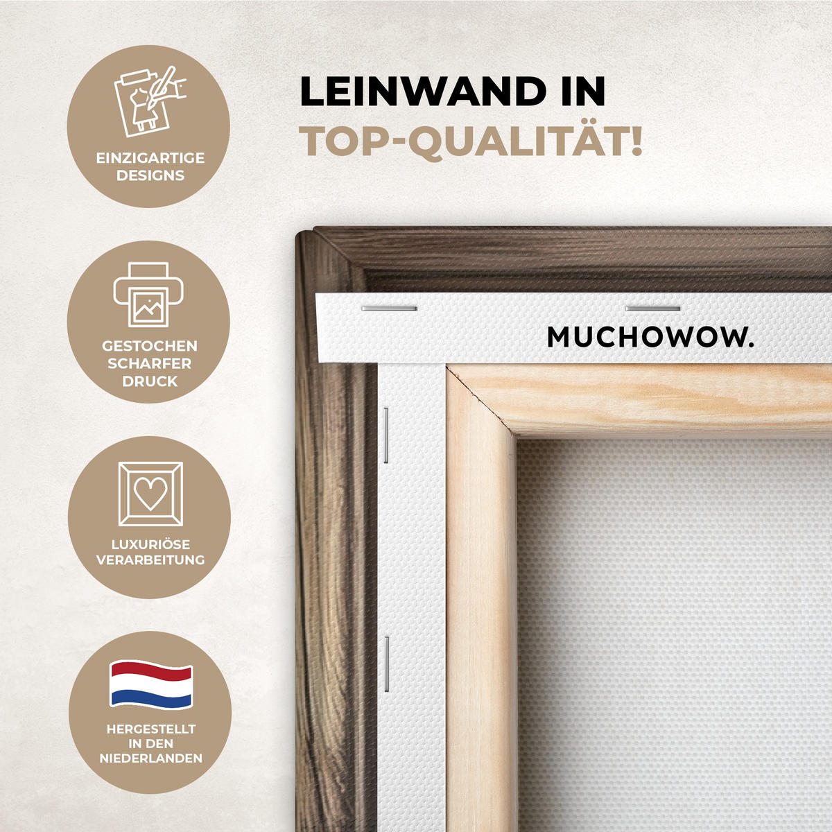 LEINWANDBILD Aussicht - Fenster - Leuchtturm - Sonnenuntergang - Strand Wohnzimmer 120x80 cm - Dunkelorange, Textil (120/80cm) - MuchoWow