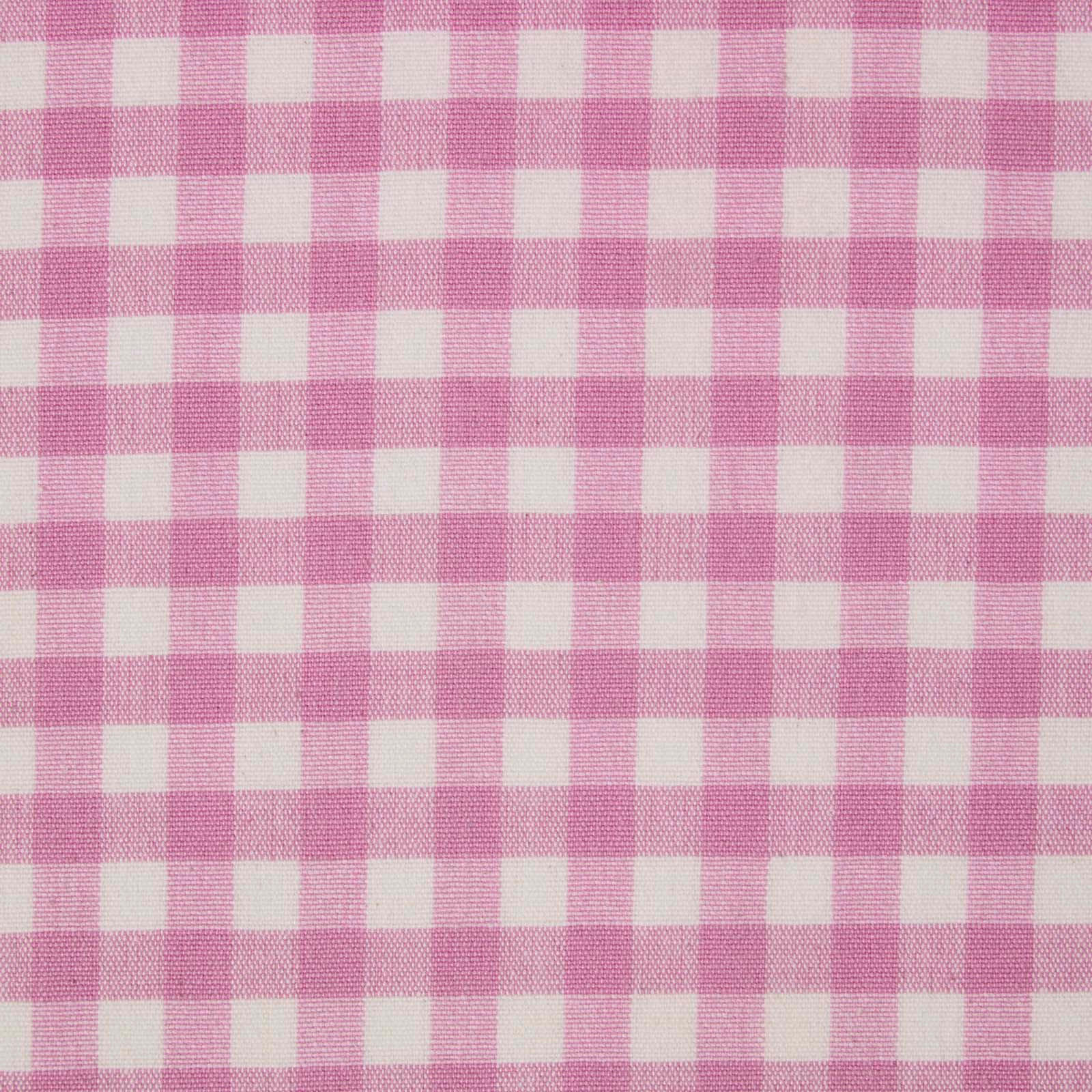 BAUMWOLLSTOFF Meterware Vichy-Karo rosa-weiß, 150 cm - Rosa, Textil (150/100cm) - Homescapes