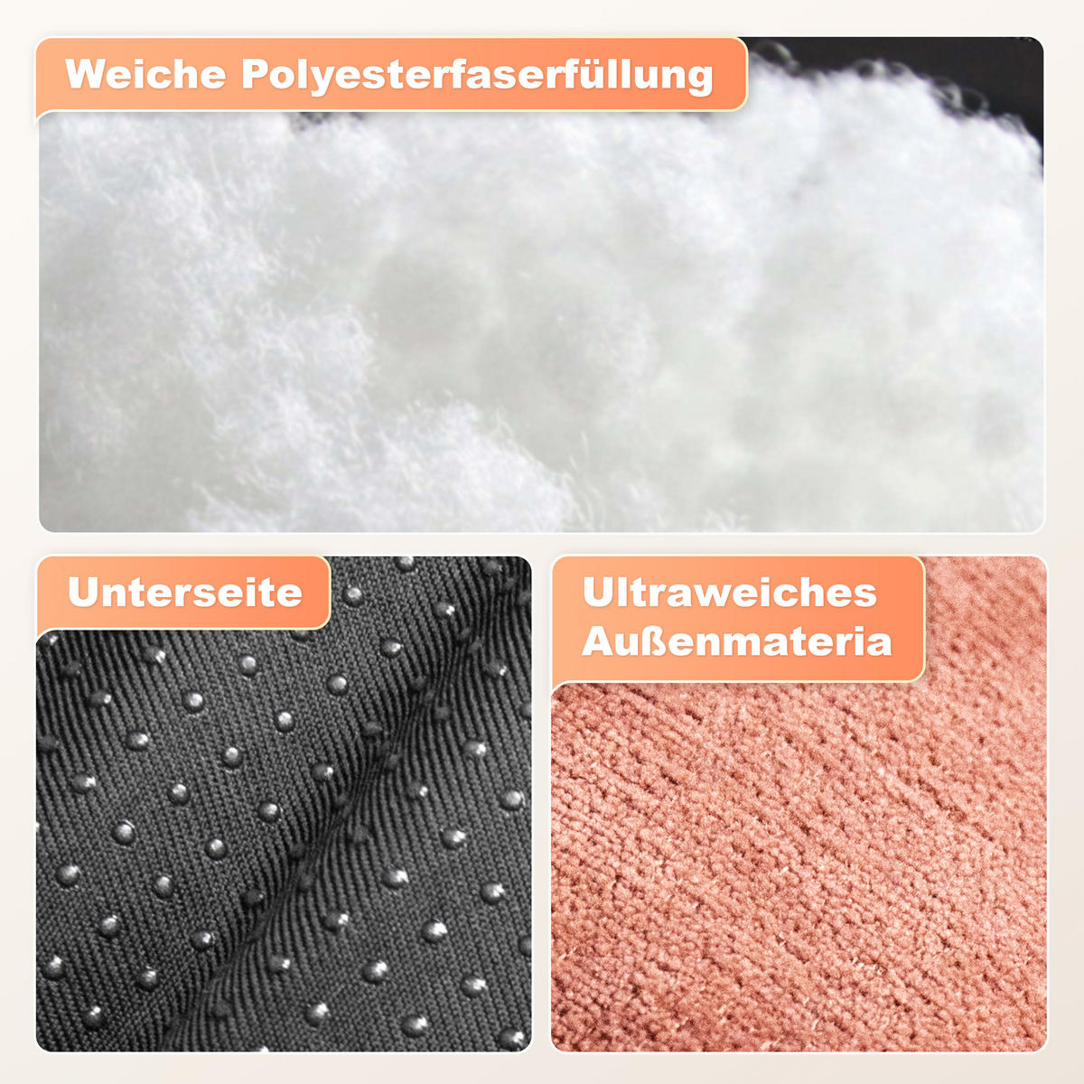EINZELSOFA 4361 - Rot, Textil (90/38/92cm) - Vercart