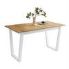 ESSTISCH ARTON II ausziehbarer Tisch 140-195 cm für 6-8 Personen - Eichefarben/Weiß, Holzwerkstoff/Metall (140/80/77cm) - Lookway