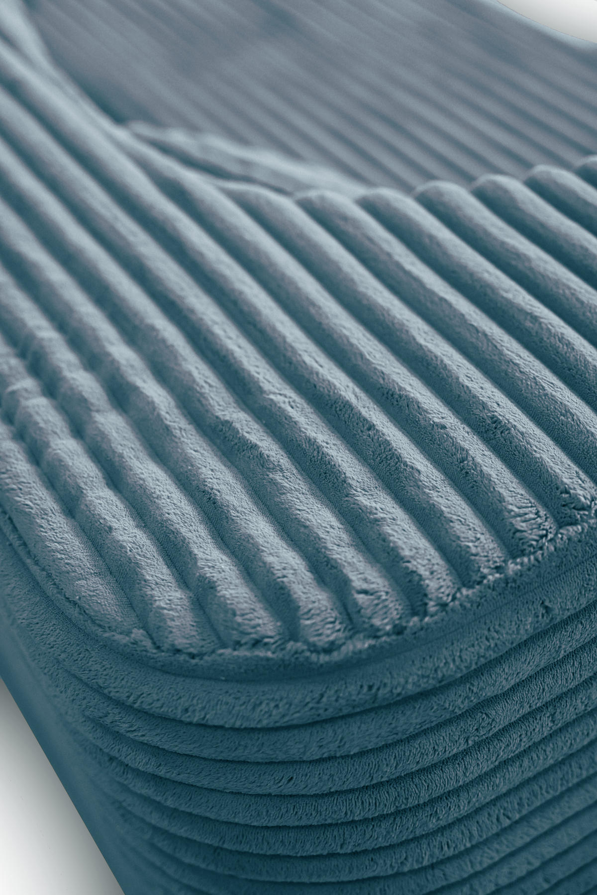 SCHLAFSOFA MYFOAM, Sofa mit Schlaffunktion, Farbe: Blau, Cordstoff - Hellblau, Textil (200/80/72cm) - Storez24