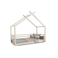 HAUSBETT MOON 90/200 in Cashmere - Beige, Holz (90/200cm) - Deine Möbel 24