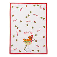 GESCHIRRTUCH Dirty Martini - Multicolor, Textil (38/54cm) - Butlers