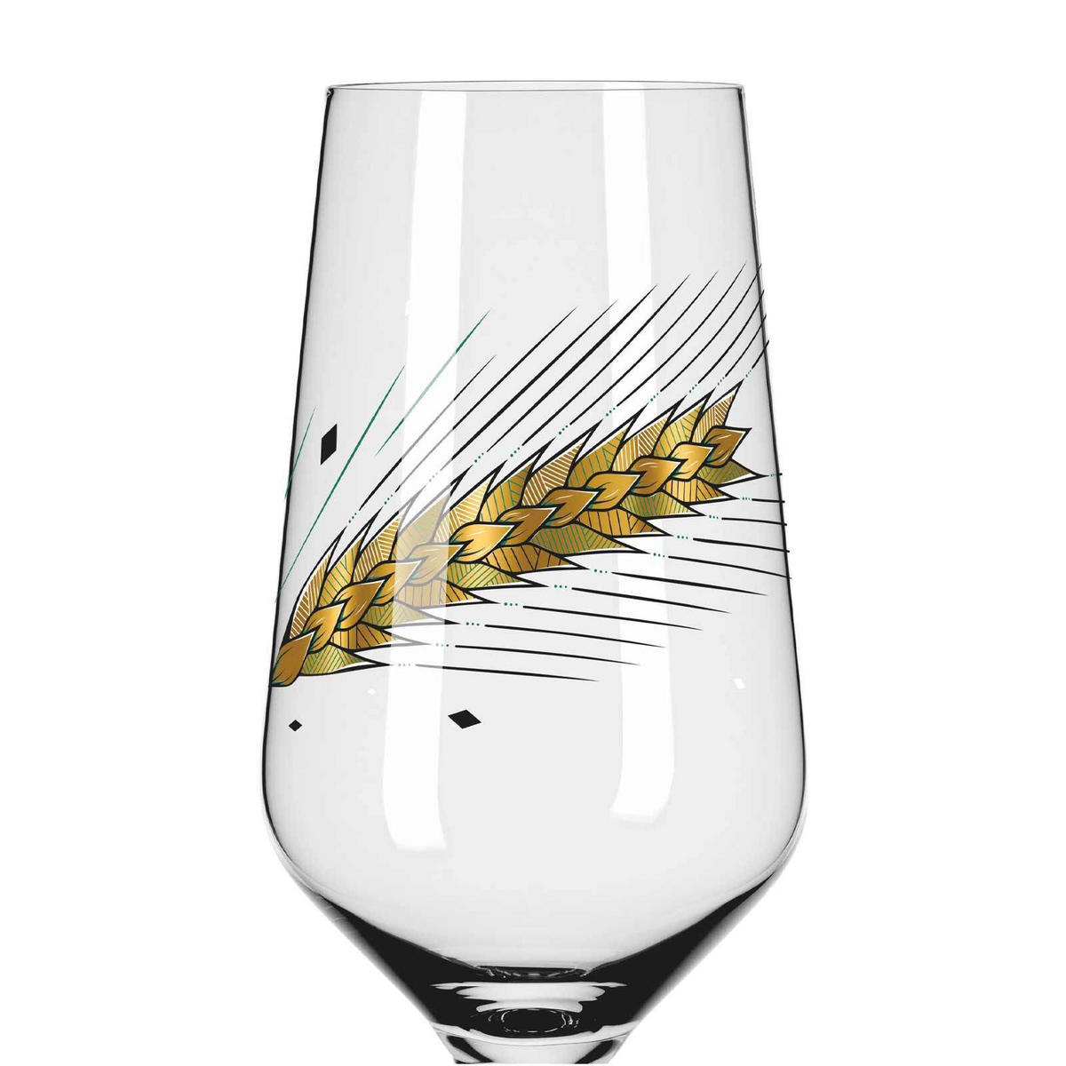 BIERGLÄSER GERSTE Brauchzeit transparent 374 ml 2er Set - Transparent, Glas (0.374L) - Ritzenhoff