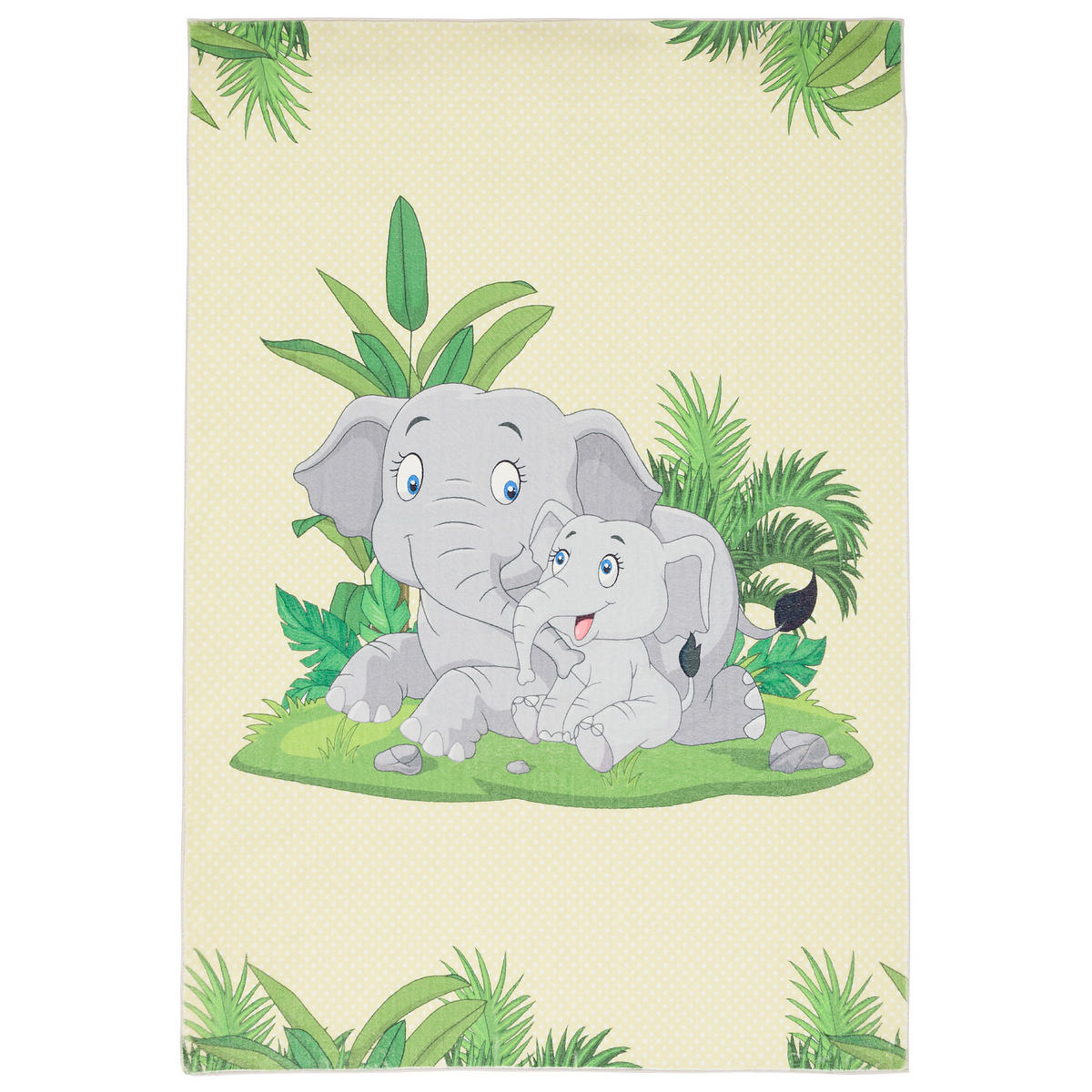 FELLTEPPICH PLUSH KIDS ELEFANT - Multicolor, Textil (80/150cm) - Pergamon