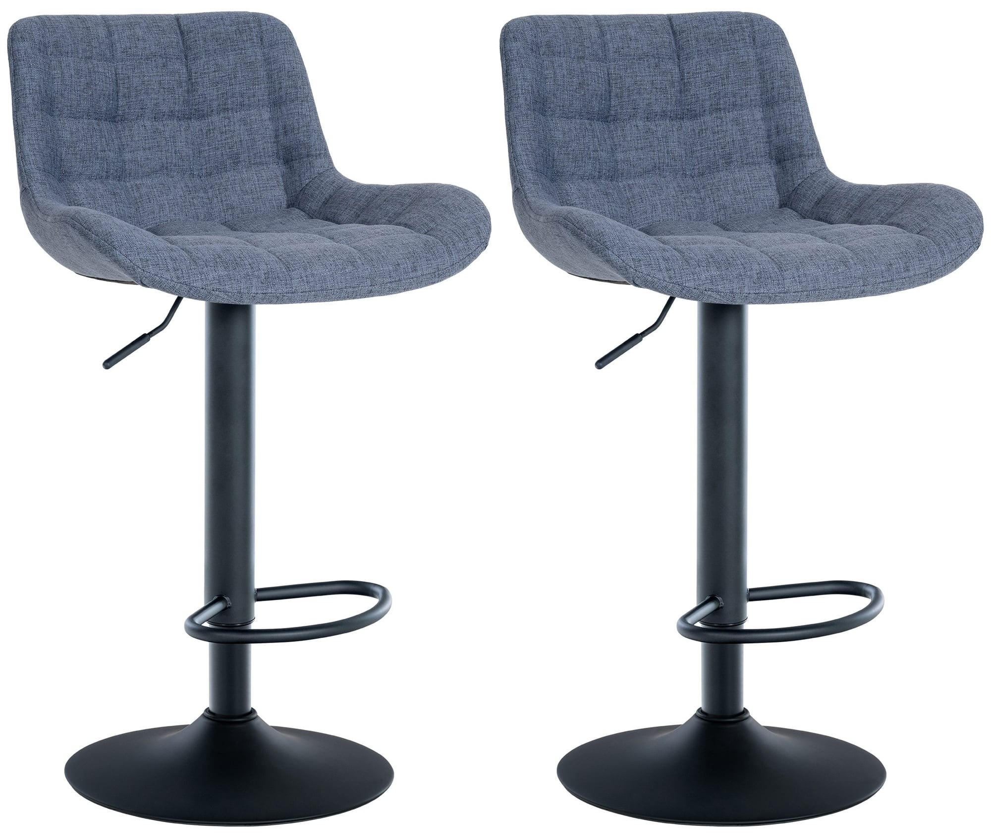 furnicato Barhocker Blau 48x81x54 cm