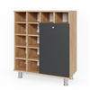BADSCHRANK Fynn Anthrazit 78.4 x 91.6 cm - Anthrazit, Holzwerkstoff (78.4/91.6/34cm) - Vicco