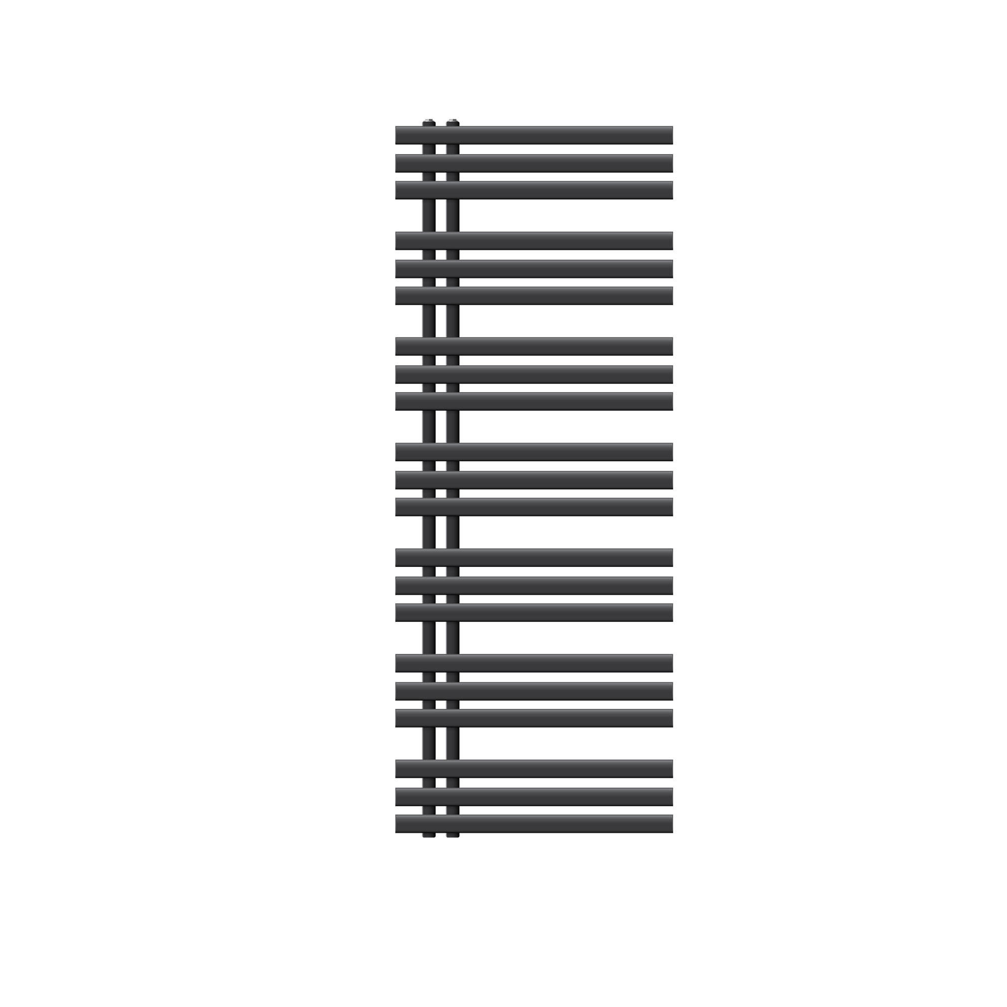 BADHEIZKÖRPER Iron EM 600x1600 Anthrazit - Anthrazit, Metall (60/160/3cm) - LuxeBath