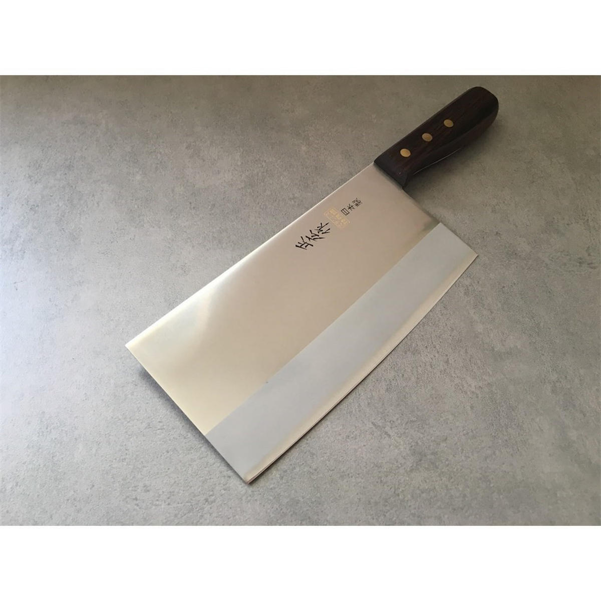 KOCHMESSER Silber 32.5/10.5/32.5 cm 40874 - Silberfarben, Holz (32.5cm) - Masahiro 