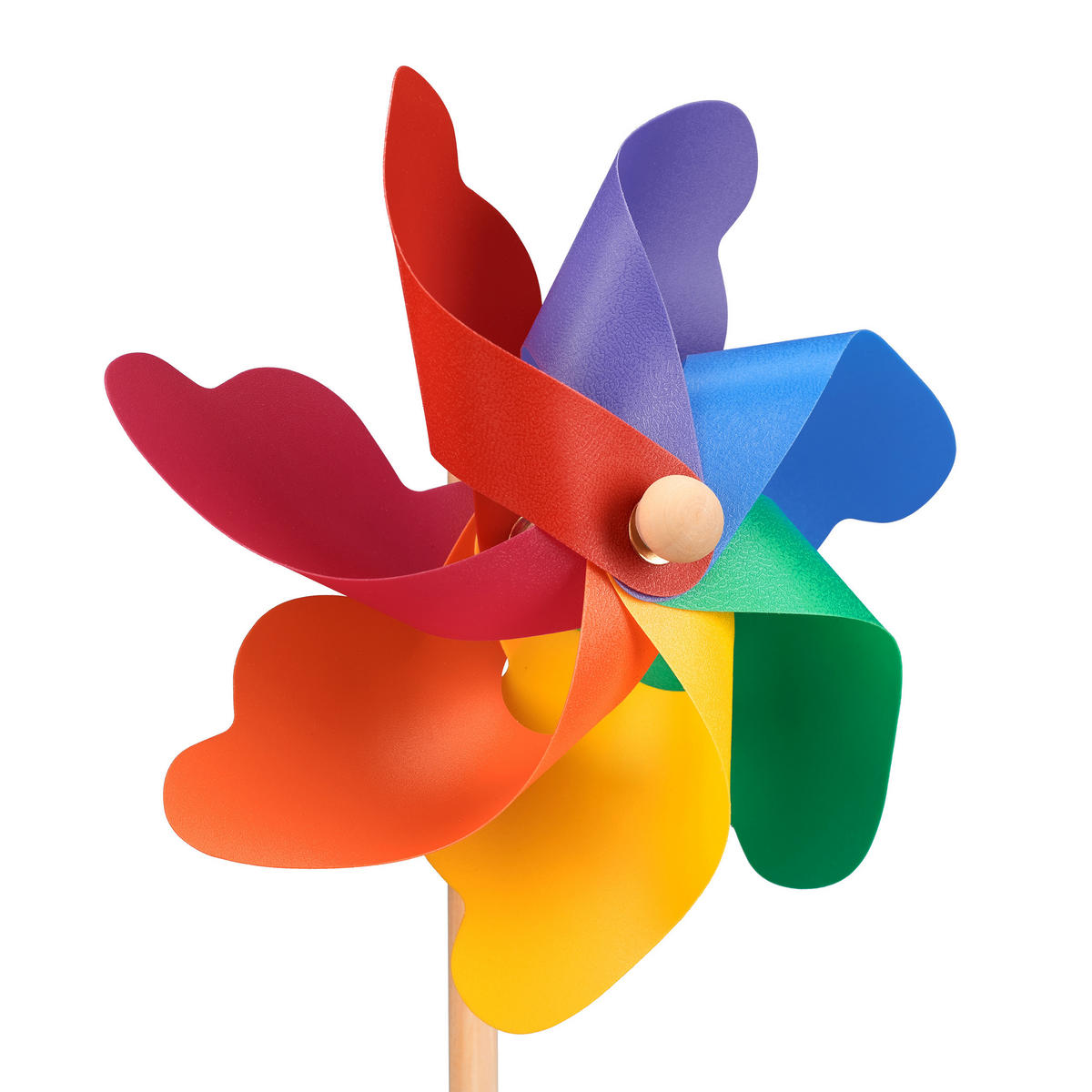 WINDRAD - Multicolor, Holz/Kunststoff (18/47.5/8.5cm) - Relaxdays